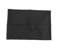 Aramox Soporte para Pañuelos de Coche, Servilletero de Cuero para Asiento Trasero, Rectangular, para Reposabrazos Central, Salpicadero, Negro