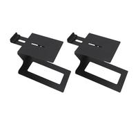 Aramox Soportes para Altavoces de Escritorio, Elevadores de Altavoces de Acero Al Carbono con Almohadillas EVA Antideslizantes, Elevador de Ajustable para de Computadora Medianos y Configuración de