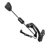 Aramox Swinger de Pesca, Cuerpo de Metal, Luz Indicadora LED de 7 Colores, Contrapeso Ajustable, Ideal para Pesca Nocturna y Pescadores de Carpas (1 libertino)