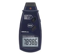 Aramox Tacómetro Digital Medidor de RPM Contador de Rotación con Diseño óptico/de Contacto 2 en 1 Pantalla LCD Retroiluminada Grande para Motores Ventiladores Maquinaria Automotri