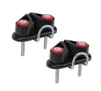 Aramox Tacos para Leva de Cuerda con Anillo Principal de Alambre, Tacos de Vela Ligeros para Barco, Canoa, Entrada Rápida, Color Rojo, 3-15mm de Diámetro, 2 uds.