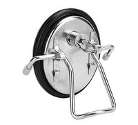Aramox Tapa de Barril de Acero Inoxidable de Repuesto, Tapa de Barril de Acero Inoxidable 304, 11 X 9,5 Cm, con Válvula de Alivio de Presión, Junta Tórica, Solución de Fugas Fácil de Instalar para de