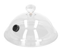 Aramox Tapa de Cúpula para Fumar, Cubierta de Cúpula para Fumar en el Hogar, Cocina, Humo, Campana Acrílica, Infusor de Humo, Tapa para Ahumador, Rociador, Platos, Cuencos,