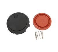 Aramox Tapa de Válvula PCV, Juego de Juntas de Tapa de Válvula de Goma de Metal ABS con Diafragma y Resorte, Reemplaza 55573746 25198874 25198498 para Insignia Meriva Zafira