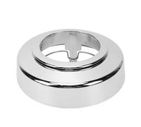 Aramox Tapa del Cubo del Centro de la Rueda, C3140F4WD Cubierta del Cubo de la Rueda Delantera Cromada 8 Lengüetas 8 Orificios Redondos a Presión 560 3140 para E 150 2