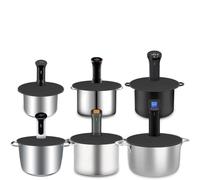 Aramox Tapa Sous Vide, Cubierta de Silicona Resistente para Cocina Sous Vide con Control de Temperatura, Se Adapta a Ollas de 10,5 Pulgadas para una Cocción Precisa