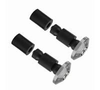 Aramox Tapas de Extremo de Manillar de Motocicleta de 22 Mm, Aleación de Aluminio, Tapón de Extremo de Barra Elegante y Protector para Uso en Carreras y Todoterreno (Color Ti)