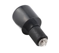 Aramox Tapón de Extremo de Barra de Empuñaduras de Manillar de Motocicleta, Tapa de Extremo de Agarre Cómodo de Aluminio, Reemplazo para GSXR600 2001-2014, Mejora la Comodidad y el Estilo de (BLACK)