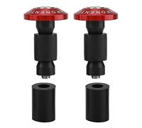 Aramox Tapón de manillar de motocicleta, 22 mm 7/8 pulgadas Tapas deslizantes para Racing ATV Offroad (rojo)