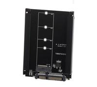 Aramox Tarjeta de Conversión M.2 a Tarjeta de Expansión Adaptador SSD con Llave B Plug and Play 1 Puerto Admite Múltiples Longitudes M.2 para PC Builder Actualización de Escritorio de Usuario de