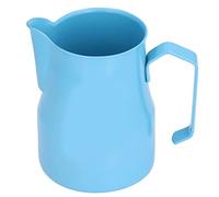 Aramox Taza de Espuma de Leche Jarra de Espuma de Leche de Acero Inoxidable 550 Ml Jarra de café con Boquilla de Olécranon con Patrón de Calavera Cuerpo de una Pieza para café con Chocolate Oficina