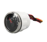 Aramox Temperatura del Aceite, Diseño de Doble Escala, Sensor Alto, 50-150 °C, Adecuado para Vehículos Recreativos y (cubierta plateada)