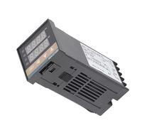 Aramox Termostato Digital PID REX C100 Controlador de Temperatura con relé PID Autoajustable Entrada SSR 100 a 240 V Respuesta Rápida Alta Precisión para Horno Incubadora Moldeo por Inyección