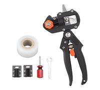 Aramox Tijeras de Injerto Tijeras Podadora de Injerto de Acero Inoxidable 8,5 X 1,4 Pulgadas con Corte en Forma de U Resorte de Ahorro de Mano de Obra para Poda de Ramas de árboles Frutales Uso en