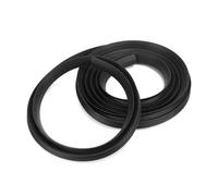Aramox Tira de Puerta de Coche, Burlete de Goma EPDM, Tira Autoadhesiva Insonorizada en Forma de P para capó de Motor de Coche y Bloque de Lluvia y Ruido para Puerta