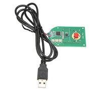 Aramox Trackpoint para Teclado, 1 M, Puntero para Computadora Portátil con Tapa Roja Desmontable, Mouse con Botones Izquierdo y Derecho y Rueda para Computadoras Portátiles, Reemplazo de Bricolaje,