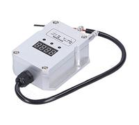 Aramox Transmisor de Presión de Viento Aleación de Aluminio Pantalla Digital Sensor de Presión Diferencial 4 a 20 MA DC24V Rosca M10 para Suministro de Aire de Caldera Control de Proceso de (0-1Kpa)