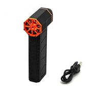 Aramox Turboventilador con Conductos de Mano, Ventilador Violento de Litio Portátil, 130000 RPM, Soplador con Batería para el Hogar y el Automóvil