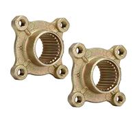 Aramox, un par de Bujes de Rueda de Playa, Buje de Eje Trasero con Brida de 4 Agujeros, Buje de Brida de 28T para ATV, Coche de Playa, Kart de Cuatro Ruedas