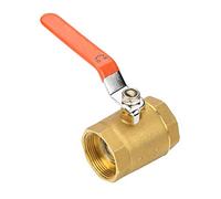 Aramox Válvula de Bola de Latón, Estructura Compacta con Cierre Rápido y Abierto, DN40 para Sistemas de Agua, Petróleo y Gas