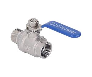 Aramox Válvula de Bola NPT de 1 2 Pulgadas Válvula de Cierre de Acero Inoxidable 304 1000WOG DN15 Bola Flotante Roscada Manual para Agua Aire Aceite en Plomería de Jardín y Uso Industrial