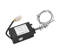 Aramox Válvula Solenoide de Parada Válvula de Apagado del Motor de Acero Inoxidable ABS 150N Fuerza de Tracción 1.5S Respuesta de 45 Mm para Generador Máquina Aire Aceite Control de Gas (Apagado NC