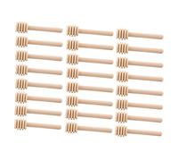 Aramox Varilla para Agitar Miel de Madera, Varilla para Agitar Miel, Servidor de Jarabe, Herramienta para Rociar, Arce, Chocolate, Caramelo, Ecológico, Ligero, Diseño Antideslizante, Cocina, Nan Nan