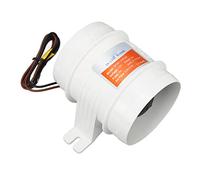 Aramox Ventilador en Línea Ventilador 4 Pulgadas de Aire de Aire Marino con 5 Hojas Núcleo de Motor de Cobre de Concha de Abdominales 235cfm para Barcos de Casas Rodantes Salas de Máquinas de Sentina