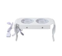 Aramox Ventiladores de Refrigeración de RAM, Disipador de Calor de Refrigeración de RAM ARGB de Doble Ventilador para Modo de Memoria Ddr Ddr2 Ddr3 Ddr4 Ddr5 (WHITE)
