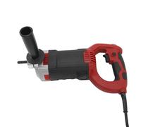 Aramox Vibrador de Hormigón Portátil con Cómodo y Botón de Bloqueo Automático, Herramienta Vibratoria Eléctrica de Mano para Trabajadores de la Construcción (rojo y negro)