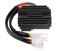 Aramox Voltaje Rectificador, Regulador de Voltaje de Motocicleta para Rectificador Negro para Rectificador BL 218214 RV