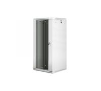 ARAMRIO LANBERG MURAL RACK 19" 27U/600X600 FLAT PACK PUERTA CRISTAL GRIS