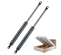 ARANA 2x Muelle de Amortiguadores de gas resorte universales 600 mm, 1250 N presión, para cama otomana, cubierta de barco, canape, cama abatible, caja de almacenamiento, ventana y bricolaje