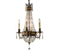Araña de Cristal Nobles Barroco Diseño Ø36cm Lámpara Colgante Mesa Comedor