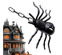 Araña de halloween | Gran decoración de araña para Halloween,Accesorios de miedo Traje para Interior Ventana Mesa Balcón Exterior Fiesta Cumpleaños