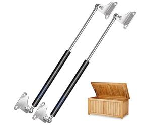 ARANA Muelles Resorte de Gas 508 mm (200 N/20 kg, tipo-L) con Amortiguador de Gas Hidráulico Brazo - Soporte para Cama de Autocaravana, Camión, Cocina, Ventana de Autocaravana y DIY Caja Pesada