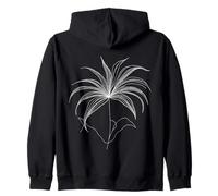 Araña Planta Line Art Amante Plantas Sudadera con Capucha