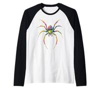 Araña Regal Araña Saltadora Tarántula Aracnófila Arácnidos Camiseta Manga Raglan