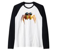 Araña Regal Araña Saltadora Tarántula Aracnófila Arácnidos Camiseta Manga Raglan
