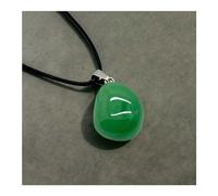 arana's - Colgante AVENTURINA VERDE piedra natural irregular semipreciosa - Collar con cordon encerado - Cristales y piedras energeticas para mujer y hombre - Sanacion y curacion (Aventurina Verde)