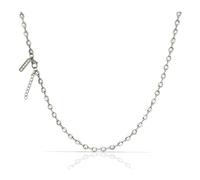 arana's® - Collar de acero inoxidable para hombre y mujer - Cadena con eslabones de calabrotes 60 cm + 3 cm extensible - Regalos originales para hombres y mujeres (60 cm)