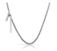 arana's® - Collar de acero inoxidable para hombres y mujeres - Cadena cordón espiga de 60 cm de larga y 3 mm ancha - Joyería unisex (Cadena 60cm x 3 mm)