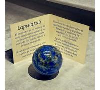 arana's® - Esfera piedra natural bola de 3 cm - Cristales naturales y piedras preciosas - Reiki curación chakras - Piedras curativas pulidas sanación - Amuleto de la suerte (Lapislázuli)