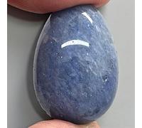 arana's® - Huevo AVENTURINA AZUL piedra natural pulida - Huevo de bolsillo 3x2 cm - Protégete, amuleto de la suerte - Piedras y cristales naturales de sanación meditación (Aventurina Azul)