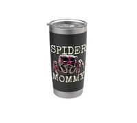 Arañas Mamá Spider Mommy Araña Saltadora Phidippus Regius Vaso térmico de acero inoxidable de doble pared