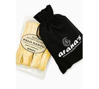arana's - Palo Santo Natural - 50 gr. Madera Sagrada para Quemar autentica de Perú - Incienso XL Premium ecologico y sostenible Cortado a Mano - Saco Algodon de Regalo - Amuletos de la Suerte