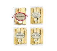ARANA'S - Palo santo para quemar - Incienso natural - Madera sagrada 100% natural de Peru - Aleja energías negativas y atrae las positivas - Palo santo primera calidad - Amuletos de la suerte (4 Pack)