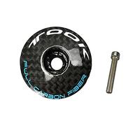 ArañAs Para Bicicletas Tapa superior del vástago de auriculares 3K, fibra de carbono T800 MTB, bicicleta de montaña, vástago superligero, tapa superior, perno de cubierta for horquilla de 1-1/8" Tapa