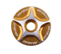 ArañAs Para Bicicletas Vástago de bicicleta MTB de carretera sin rosca de aluminio, tapa superior for auriculares, accesorios for bicicleta de montaña MTB Tapa Potencia Bicicleta ( Color : Gold )