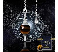 arana's - Pendulos adivinacion profesional OJO DE TIGRE - Pendulo radiestesia universal de piedra natural y metal - Para tarot reiki feng-shui wicca esoterismo (Ojo de tigre)